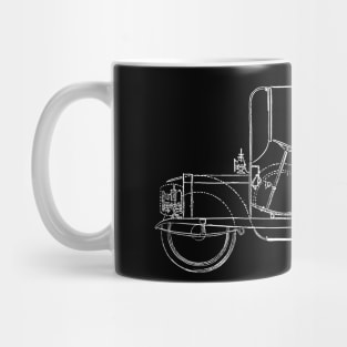 1907 Car Blueprint Mug